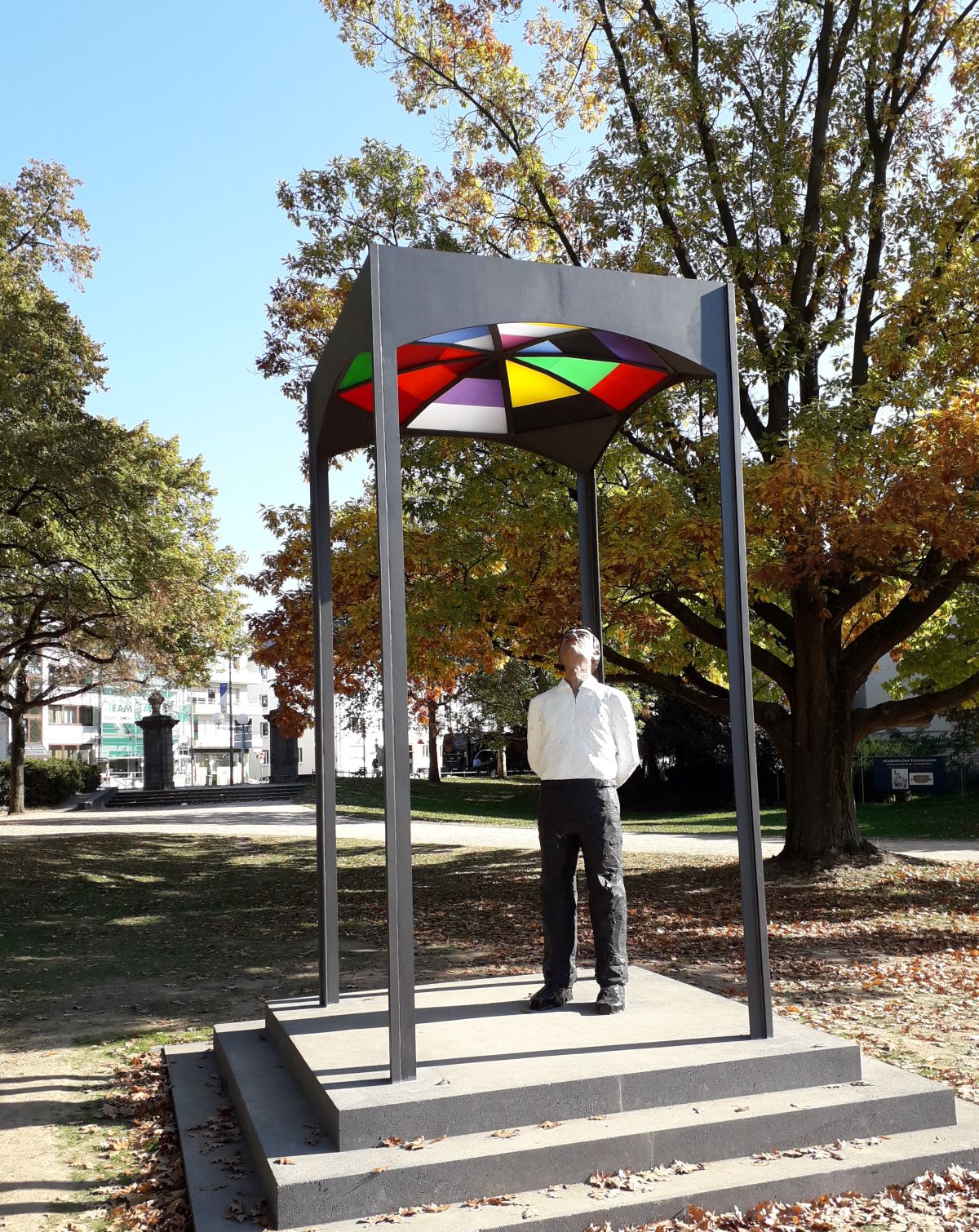 Macke-Skulptur im Bonner Hofgarten