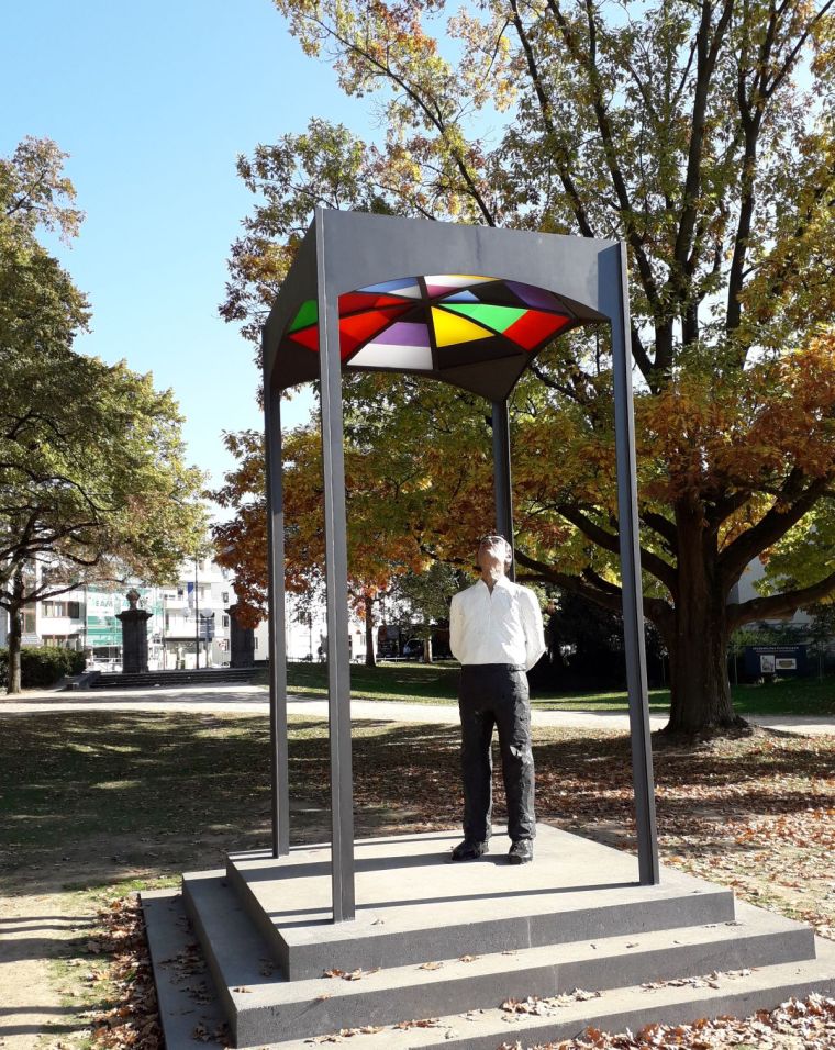 Macke-Skulptur im Bonner Hofgarten